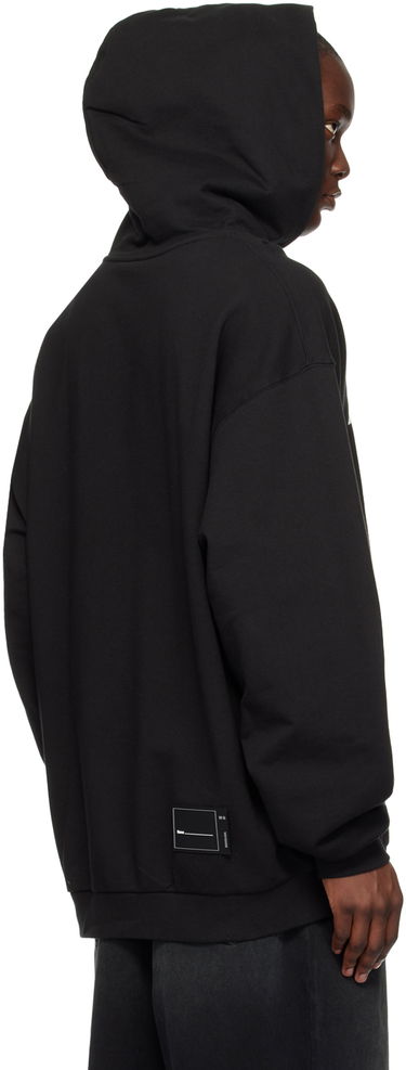 Pulover We11done Printed Hoodie Črna | WD-TH3-22-729-U-BK, 2