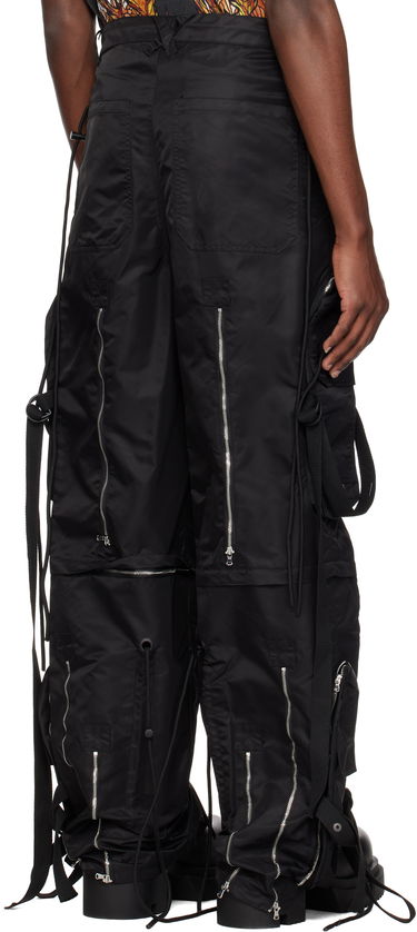 Cargo hlače Who Decides War Who Decides War String Theory Cargo Pants Črna | 1121090002SS25, 2