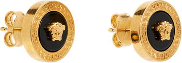 Uhani Versace Enamel Medusa Earrings Bež | DG27256_DJMR, 4