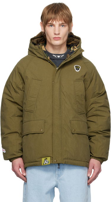 Parka AAPE by A Bathing Ape AAPE by A Bathing Ape Reversible Down Jacket Zelena | AAPDNM7669XXNGRH, 0