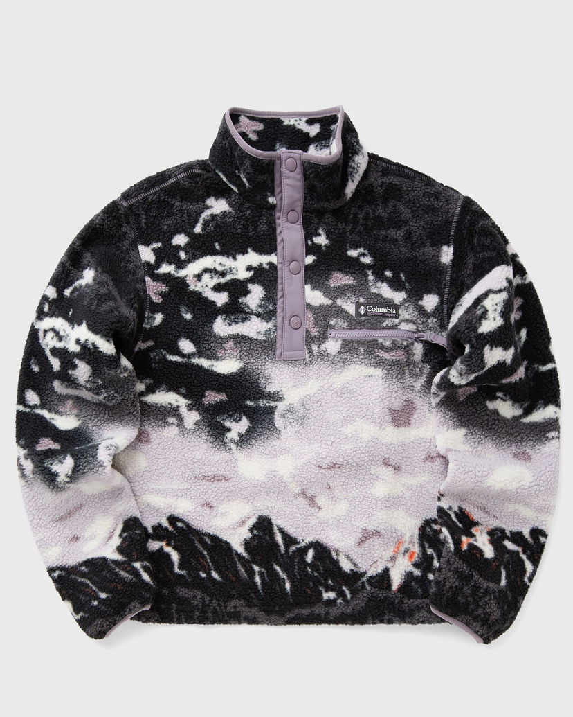 Pleteni pulover Columbia Helvetia II Printed Cropped Half Snap Fleece Lila | 2098501554