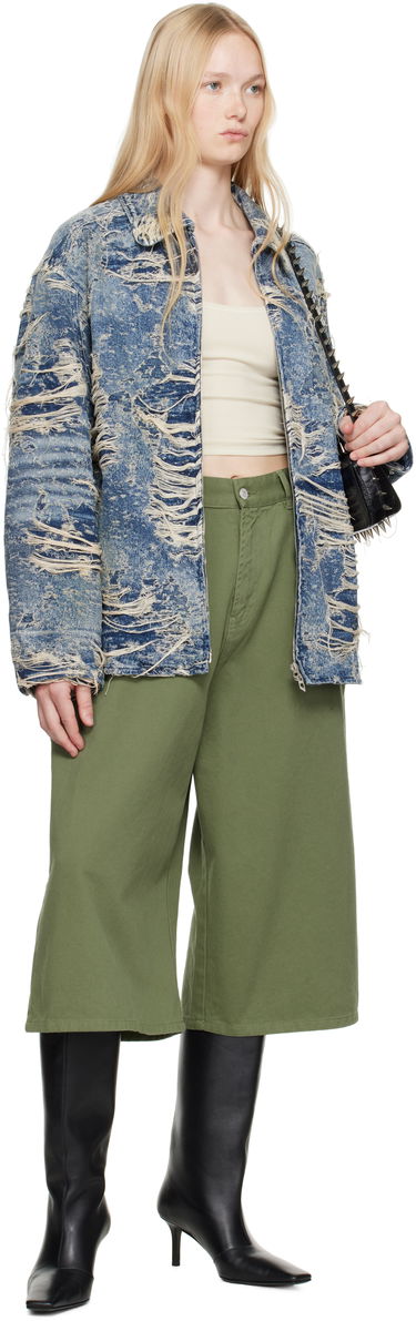 Jakna Diesel Distressed Denim Jacket Modra | A19104 09M04, 3