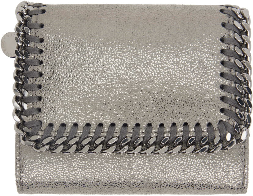 Denarnica Stella McCartney Stella McCartney Falabella Small Flap Wallet Kovinski | 431000WP0609