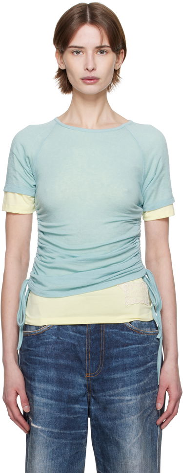 Majica Andersson Bell Andersson Bell Cindy String Layered T-Shirt Modra | atb1265w, 0