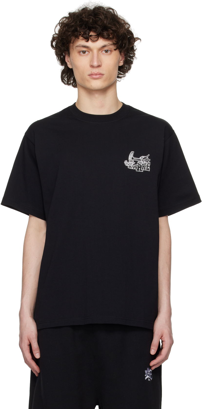 Majica Awake NY Awake NY Hammer Graphic T-Shirt Črna | AWK-SP25-TS003
