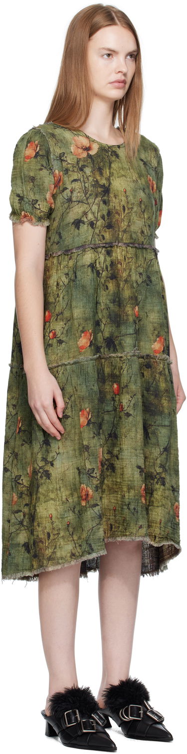 Obleke R13 R13 Relaxed Reversible Midi Dress Zelena | R13WR465-R582B, 1
