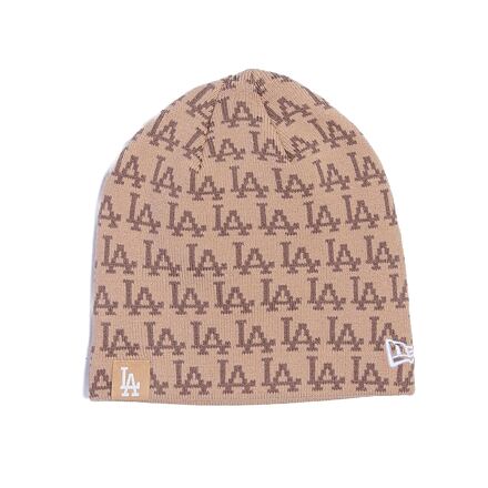 Beanie New Era LA Dodgers Beanie Jacquard Skull Bež | 60565440