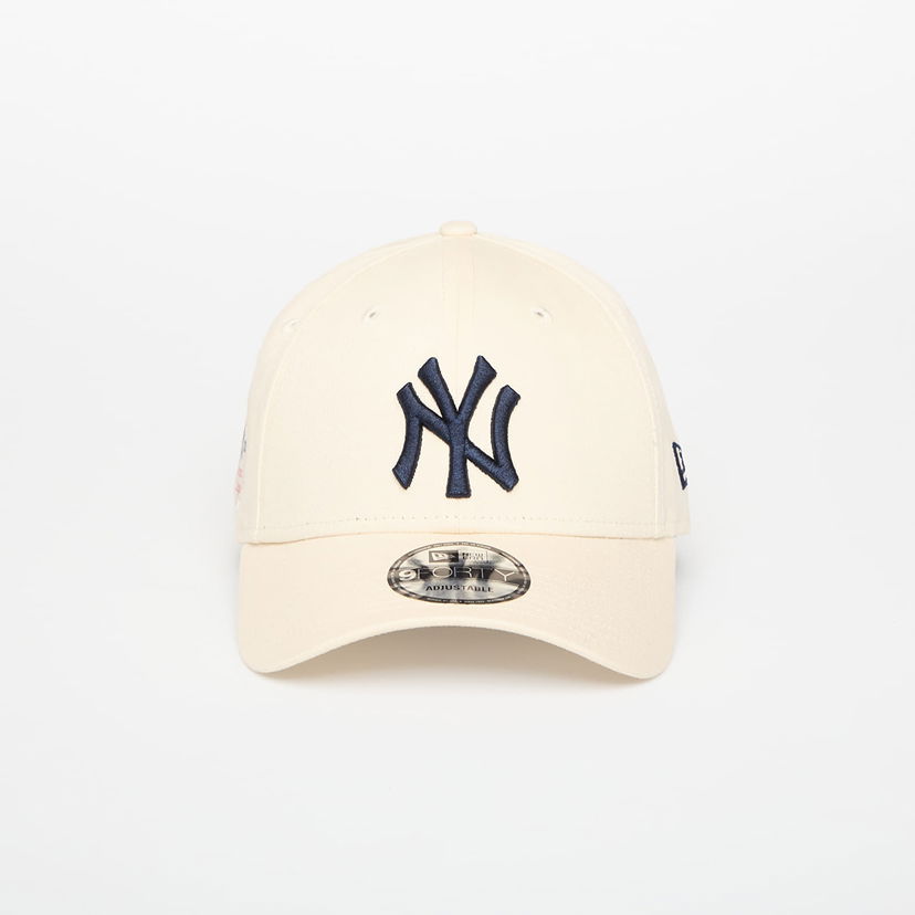 Kapa New Era New Era New York Yankees 9FORTY Side Patch Adjustable Cap Bež | 60691283