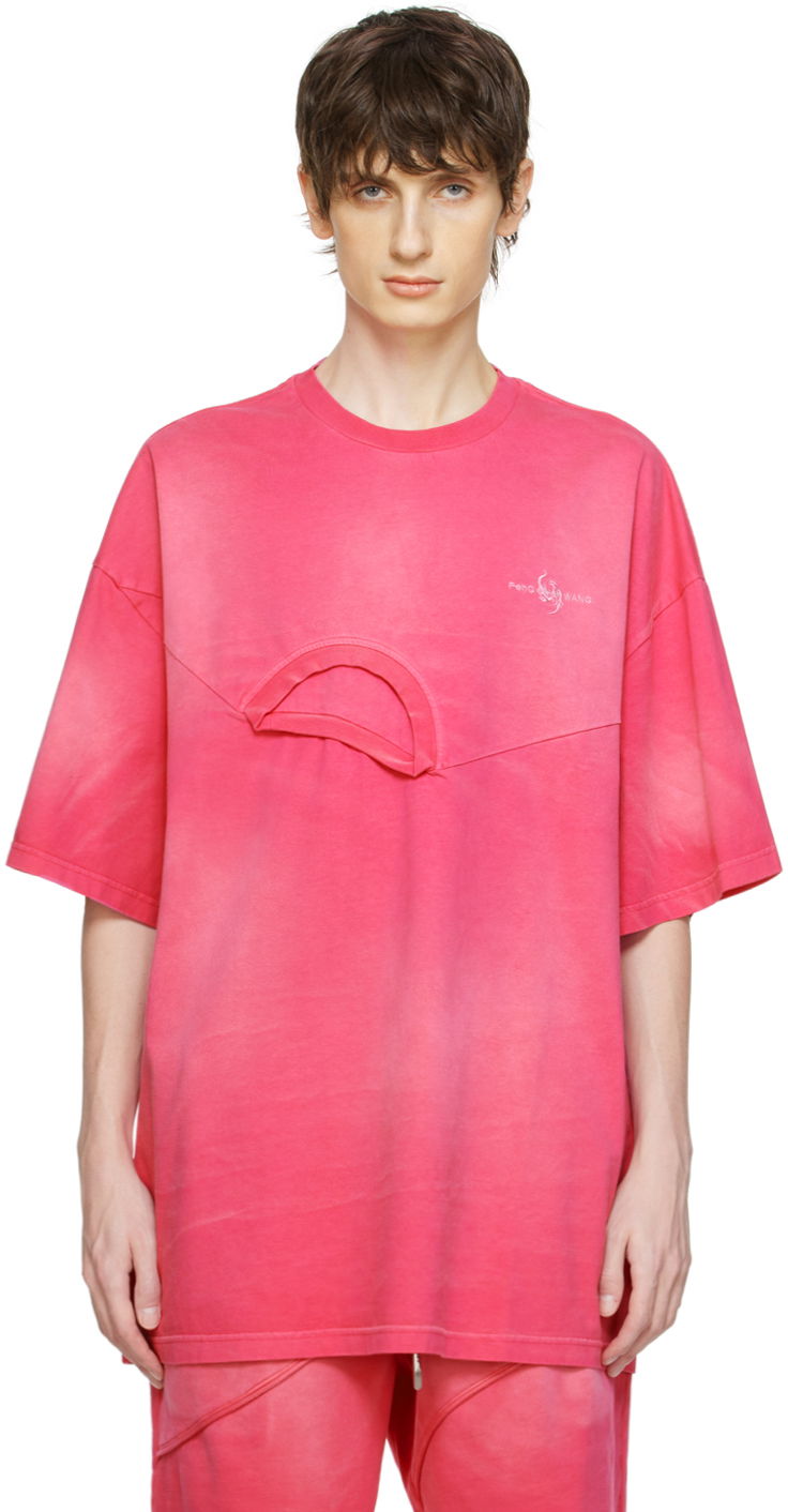 Majica Feng Chen Wang Feng Chen Wang 2-In-1 T-Shirt Roza | FMS17TS03