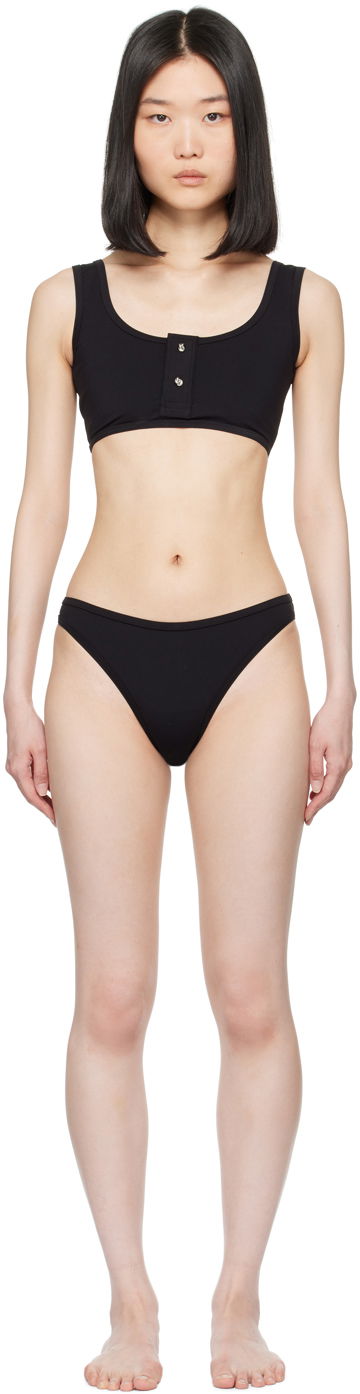 Kopalke Bottega Veneta Black Knot Bikini Črna | 796999 V3PP0