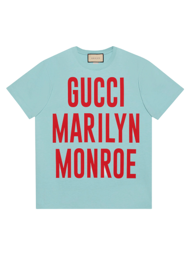 Majica Gucci Marilyn Monroe T-Shirt Turkizna | 548334 XJEI4 4674