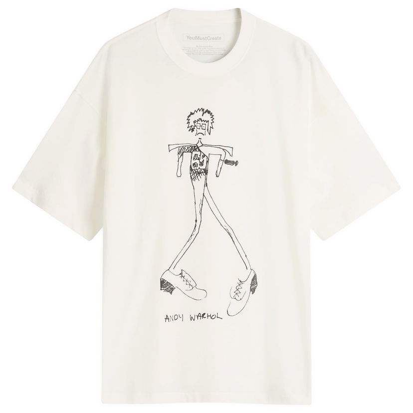 Majica YMC Bat Girls & Acid Boys Andy Warhol T-Shirt, Size Small Bela | P6OZL-WHT