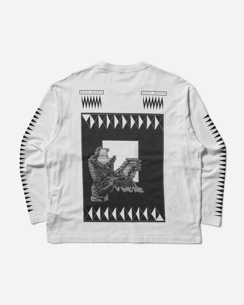 Majica Cav Empt Century Cameo Longsleeve T-Shirt Bela | CES28LT03 WHITE