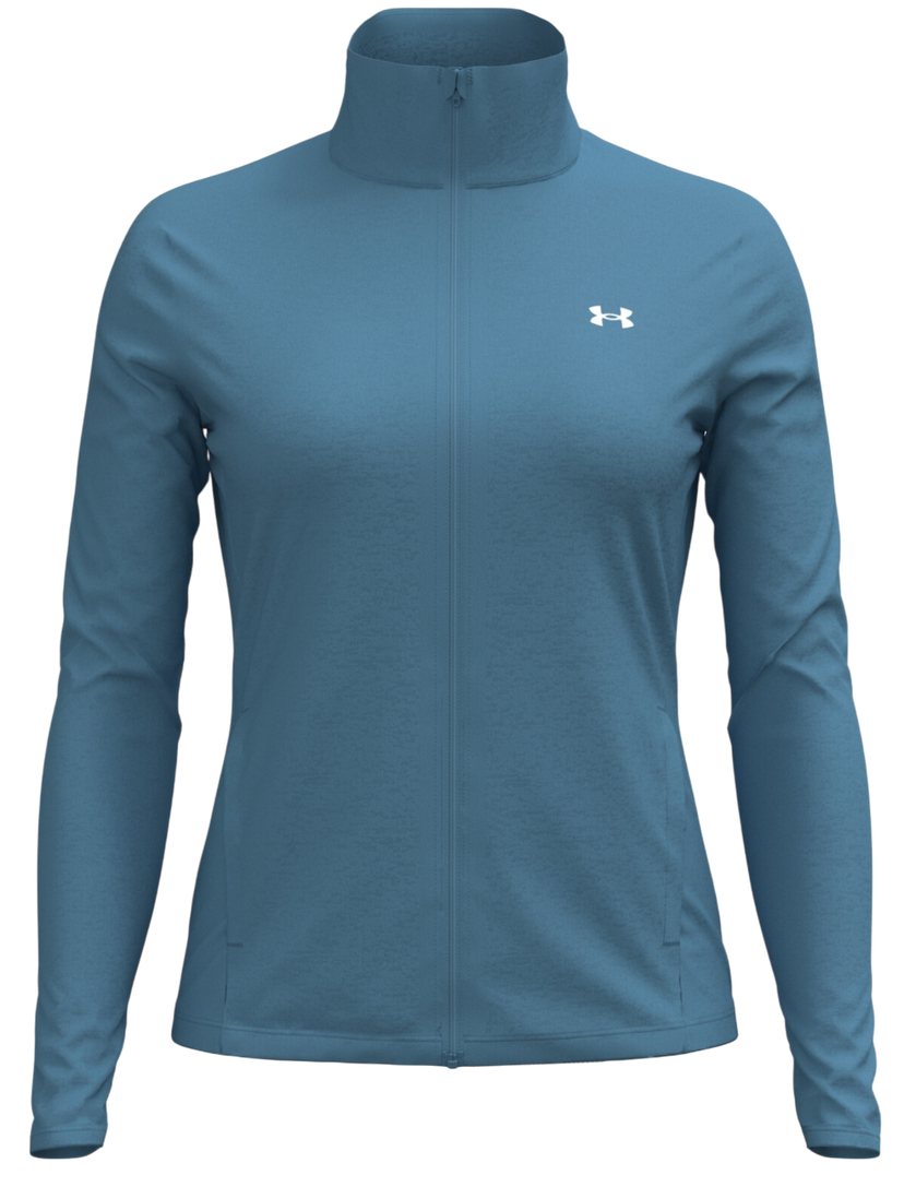 Vetrovka Under Armour Women's Full-Zip Running Jacket Modra | 1388650-452