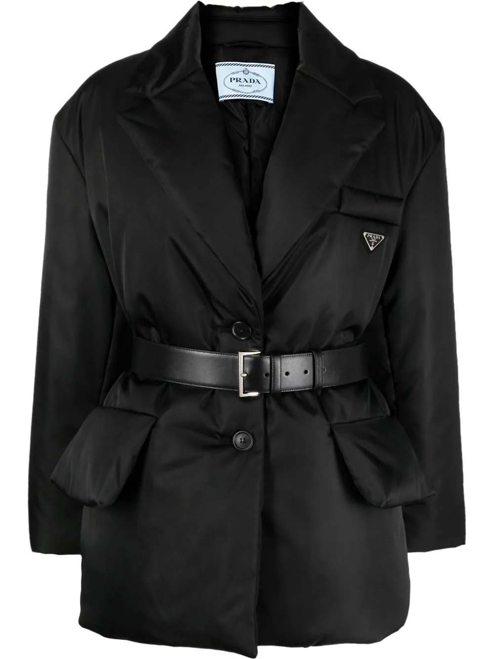 Jakna Prada Padded Belted Jacket Črna | 29D862S2221WQ8-F0008, 0