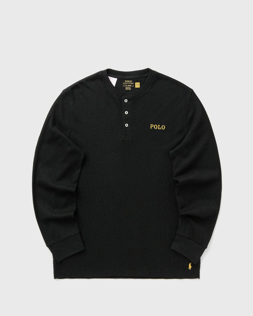 Pižame Polo by Ralph Lauren Polo Ralph Lauren Long Sleeve Henley Sleep Top Črna | 714950609003