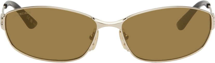 Sončna očala Balenciaga Balenciaga Rectangular Metal Sunglasses Kovinski | BB0336S-003