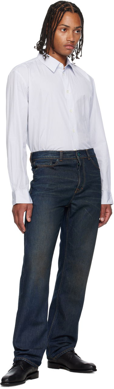 Srajce OUR LEGACY Beyond Striped Button-Up Shirt Bela | M4252BD, 4