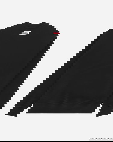 Pleteni pulover KENZO Tiger Varsity Jungle Crewneck Črna | FD65SW0494MF 99J, 7