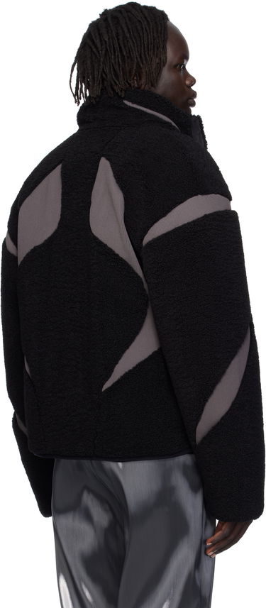 Jakna HELIOT EMIL Custo Fleece Jacket Črna | AW25_M_02_139_BLK01_CO, 2