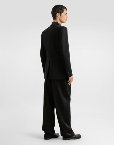 Hlače Dolce & Gabbana Dolce & Gabbana Wool Gabardine Pleated Trousers 46 Črna | GP16KTFU21EN0000, 2