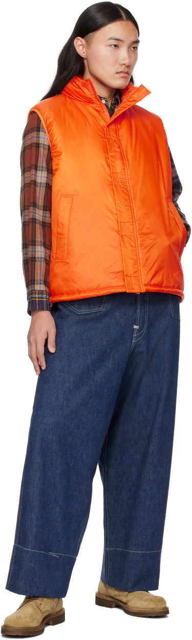 Telovnik BEAMS BEAMS PLUS MIL Puff Version 2 Ripstop Vest Oranžna | 38060116139, 3