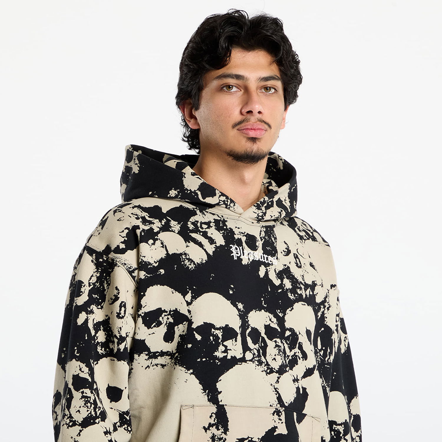 Pulover Pleasures Despair Skull Pattern Hoodie Večbarvna | P25F022-BLACK, 1