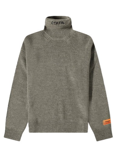 Pleteni pulover HERON PRESTON CTNMB Roll Neck Zelena | HMHA006F22KNI0016110