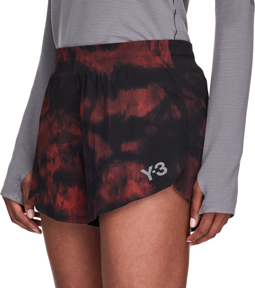 Kratke hlače adidas Originals Y-3 Tie-Dye Running Shorts Rdeča | ka7127