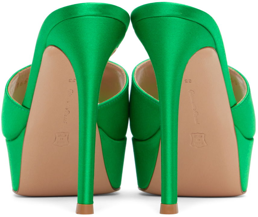 Modni dodatki Gianvito Rossi Gianvito Rossi Platform Heeled Sandals Zelena | G16530.85RIC.RAS, 1