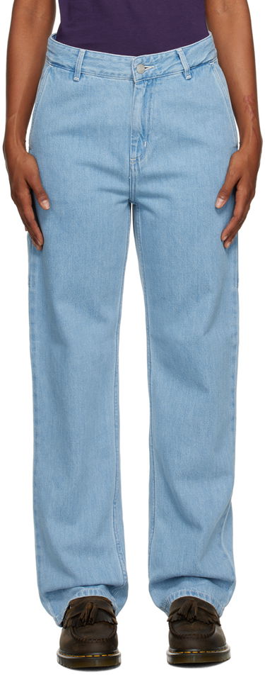 Kavbojke Carhartt WIP Straight Leg Jeans Modra | I031251 0112, 0