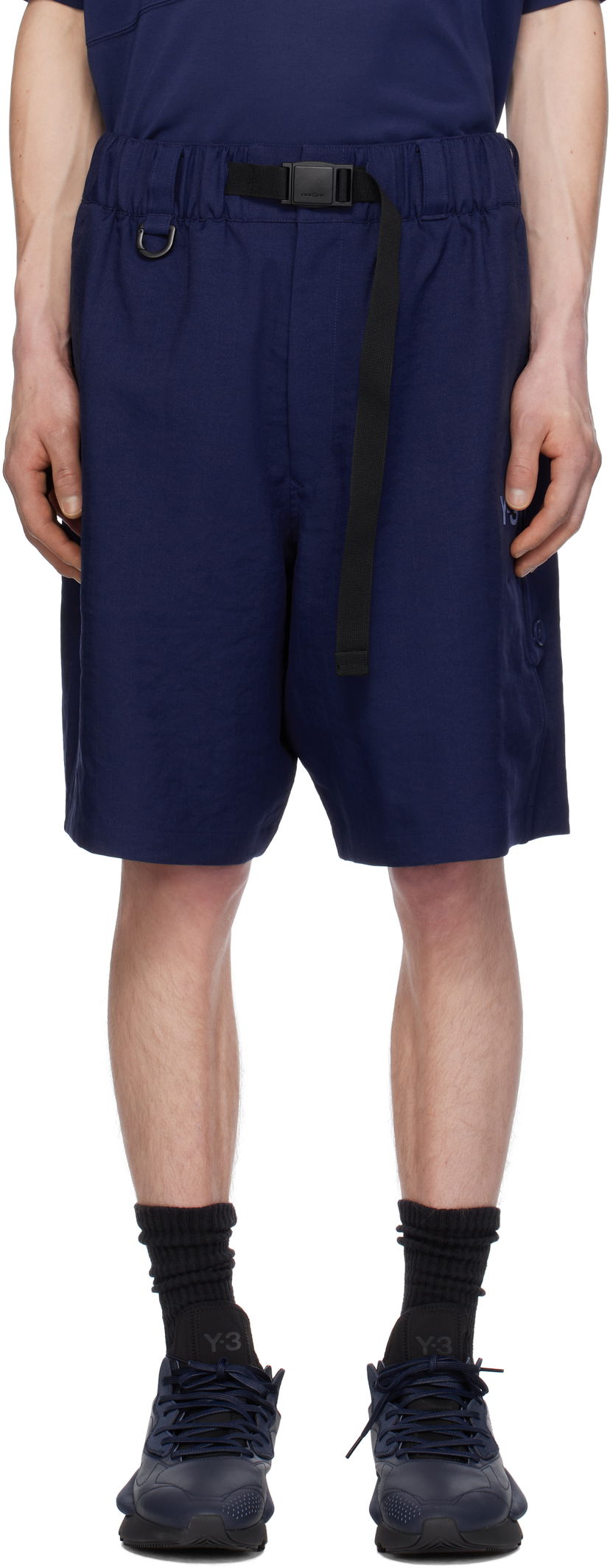 Kratke hlače Y-3 Y-3 Sport Uniform Shorts Mornarica | JM7794