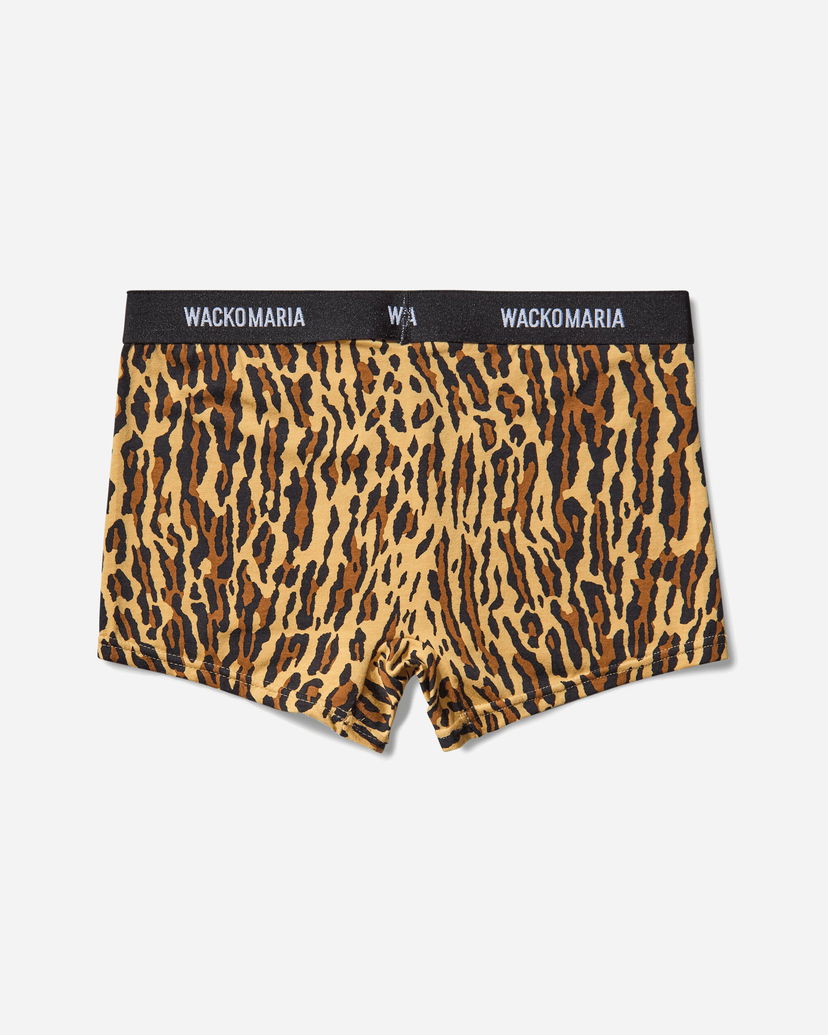 Boksarice WACKO MARIA Leopard Boxer Briefs Rjava | WMGP-BR11 BEIGE