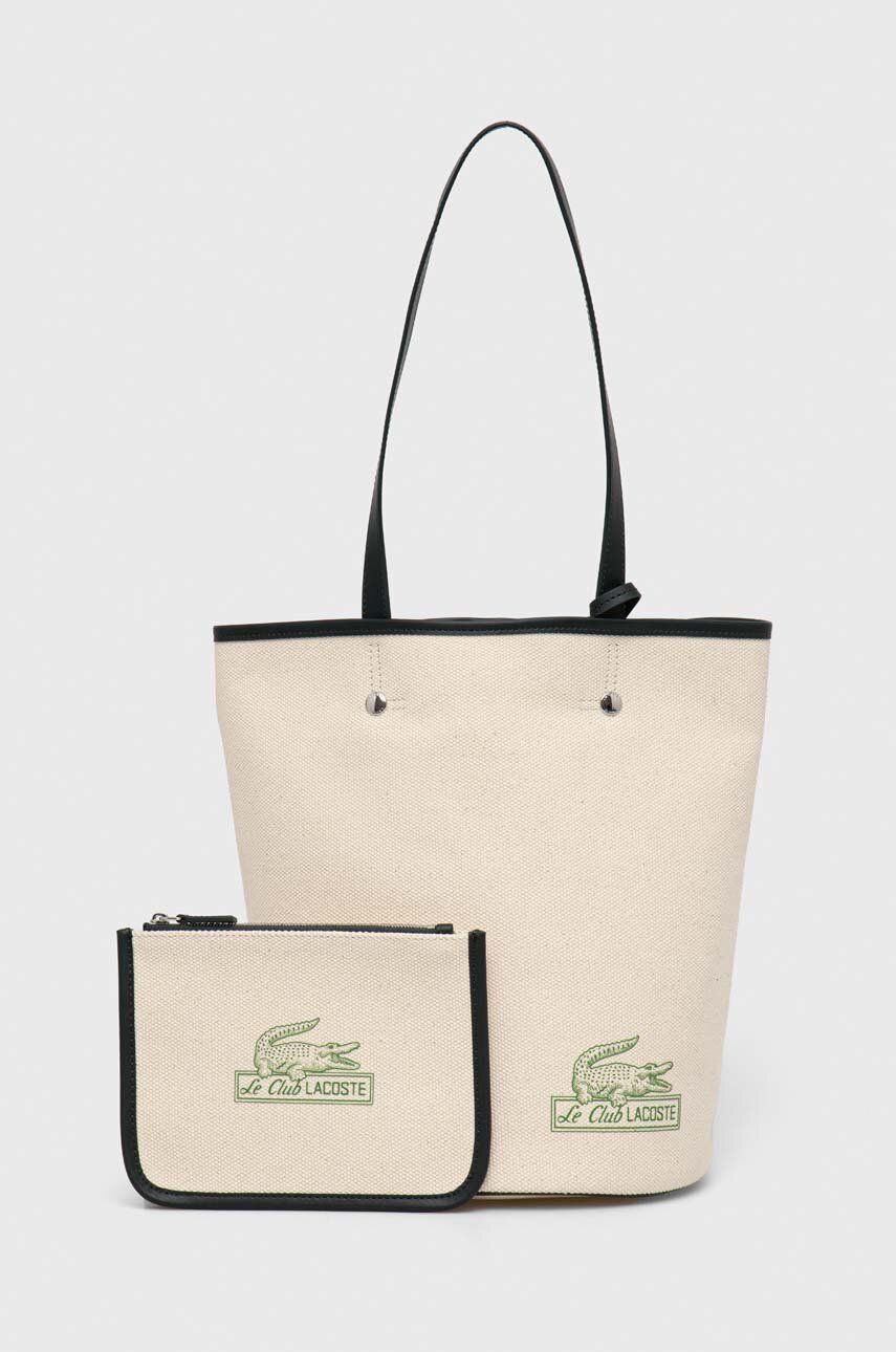 Torbica Lacoste Bucket Bag with Removable Pouch Bež | NF4186TD, 0