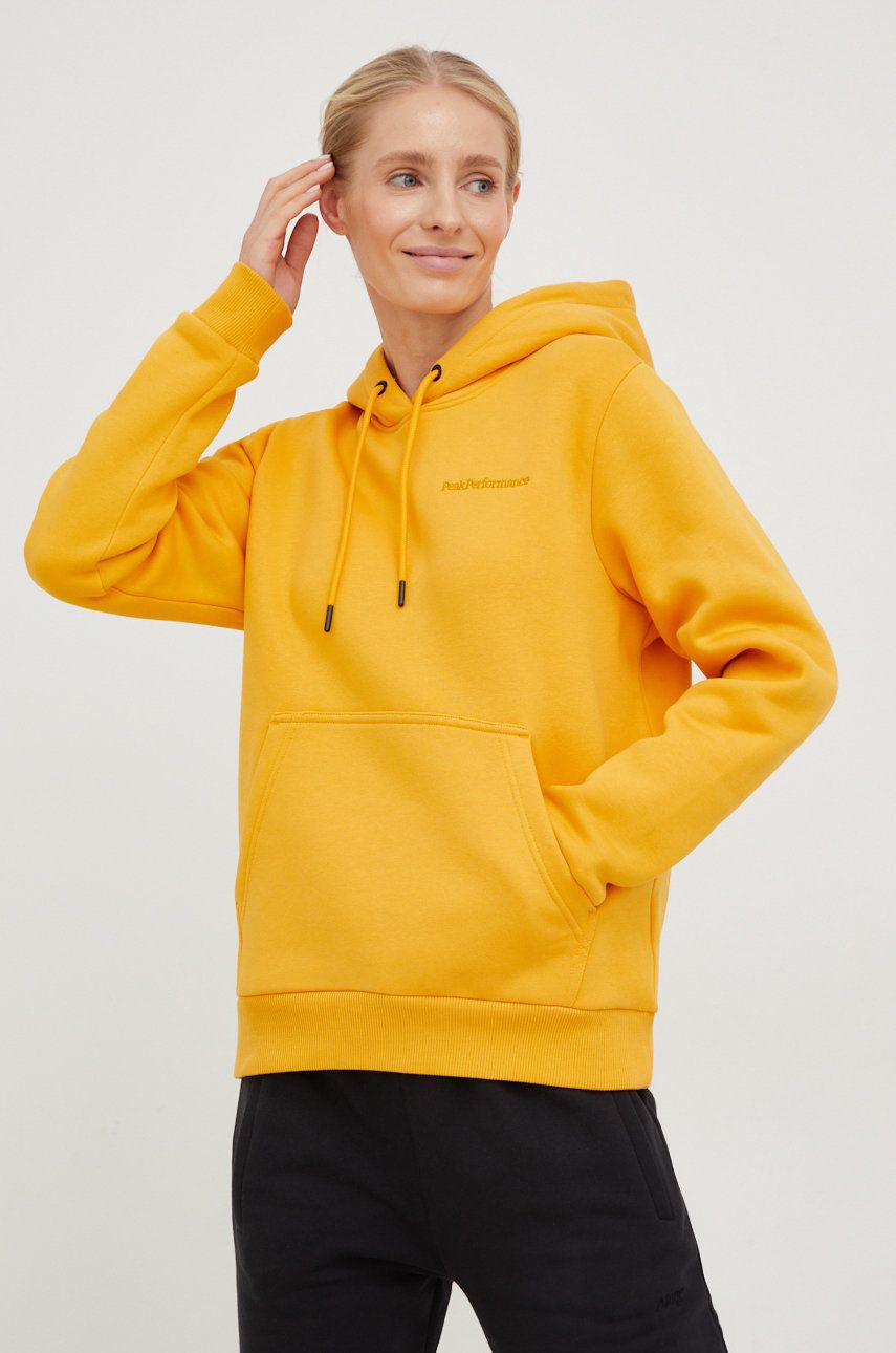 Pulover Peak Performance W Original Small Logo Hoodie Oranžna | G78115, 0