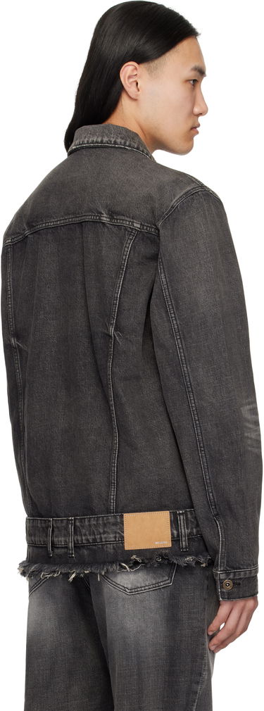 Jakna We11done We11done Denim Trucker Jacket Siva | WD-DJ0-25-308-U-BK, 2