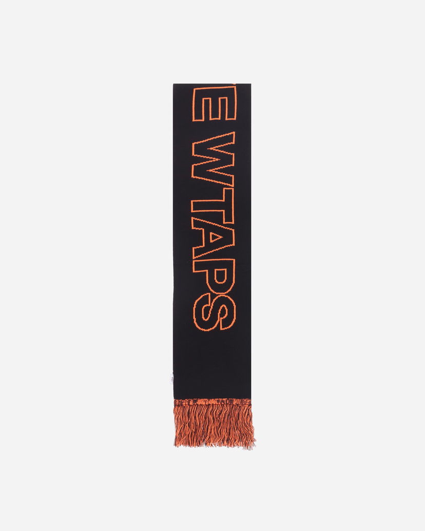 Šala WTAPS Knitted Fringe Scarf Črna | 242MADT-AC01 002