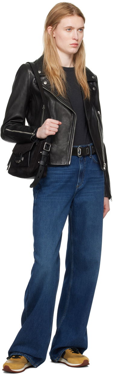 Kavbojke rag & bone Rag & Bone Indigo Logan Wide Leg Jeans Modra | WDD23F2935BOAN, 3