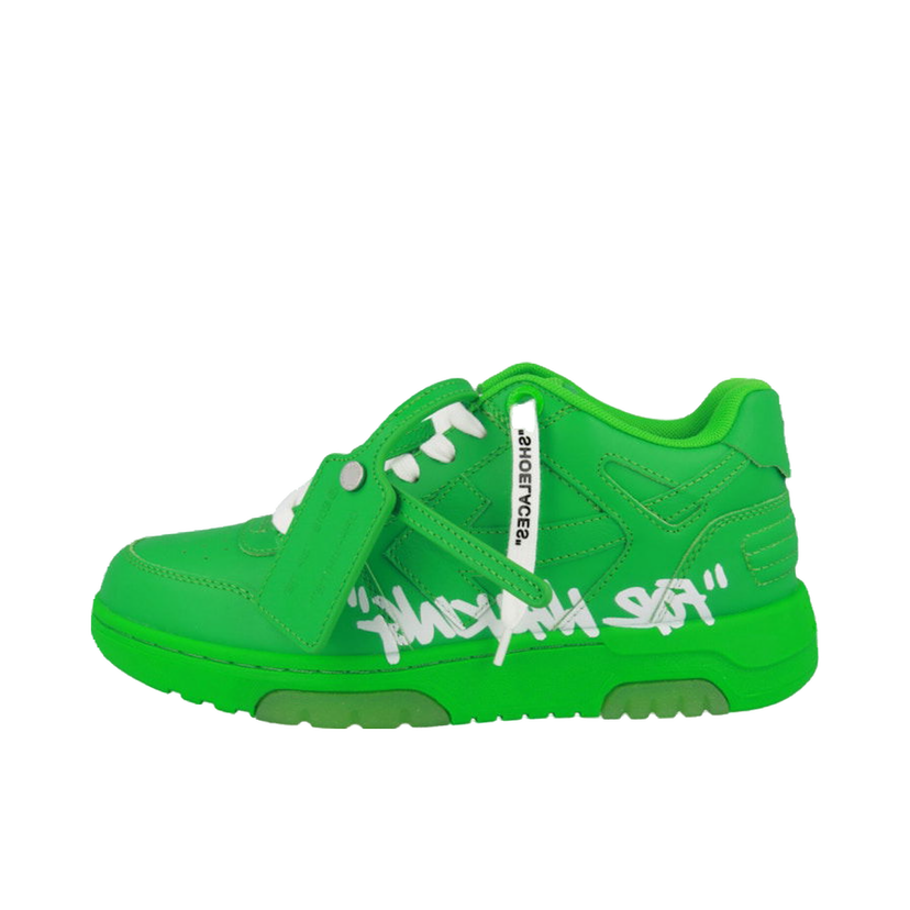 Superge in čevlji Off-White Out Of Office OOO "For Walking" Low Tops Green Zelena | OMIA189S22LEA0035501