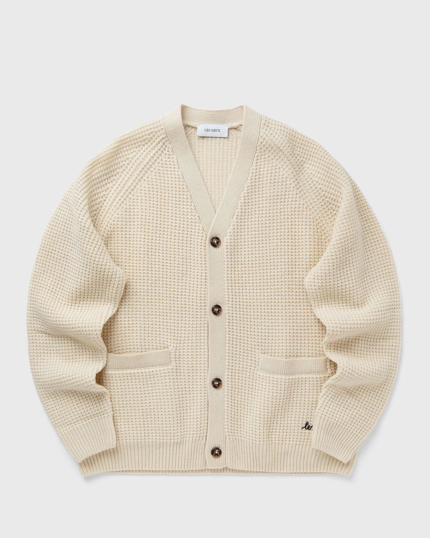 Pleteni pulover Les Deux Les Deux Grady Waffle Cardigan XL Bež | LDM310147-215215, 0