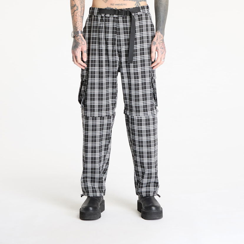 Cargo hlače Wasted Paris Wasted Paris Yard Tartan Hunter Cargo Pants Črna | WP_000282
