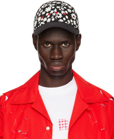 Kapa Marni Marni Pop Fields Logo Baseball Cap Črna | CLZC0108PS UAC016, 0