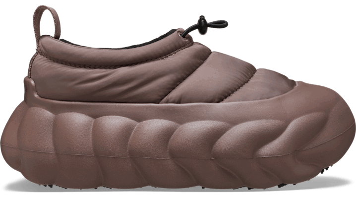 Superge in čevlji Crocs Overpuff Shorty Rjava | 210668-0LF