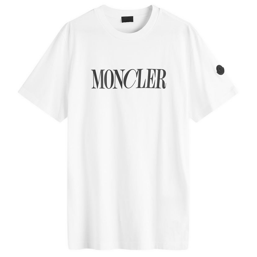 Majica Moncler T-Shirt With Print Bela | 8C000-31-89A17-001