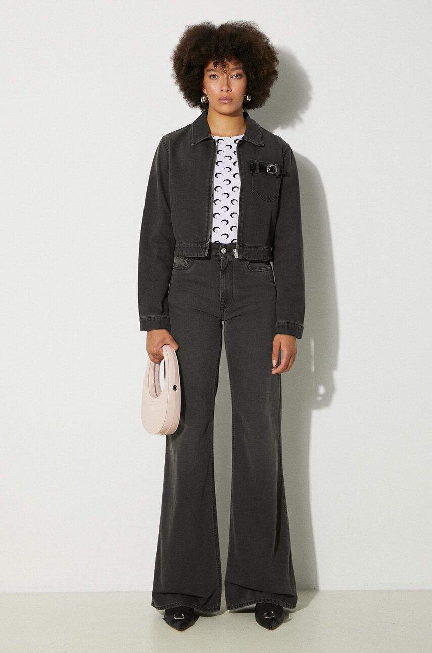 Jakna Coperni Denim Workwear Jacket Črna | COPBL20F2004, 1