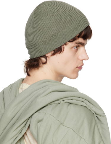 Beanie Rick Owens Rick Owens Hollywood Ribbed Beanie Zelena | RU01E5495 RIBWS, 2