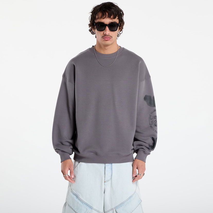Pulover Y-3 Y-3 Graphic Crew Sweatshirt Siva | KE5083