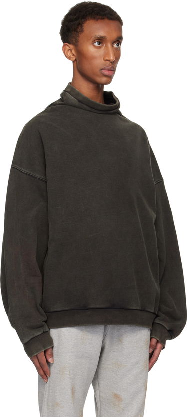 Pleteni pulover We11done Standard Logo Turtleneck Sweatshirt Zelena | WD-TS3-24-731-U-BK, 1