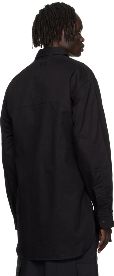 Srajce Y-3 Y-3 UT Twill Overshirt Črna | JW4620, 2