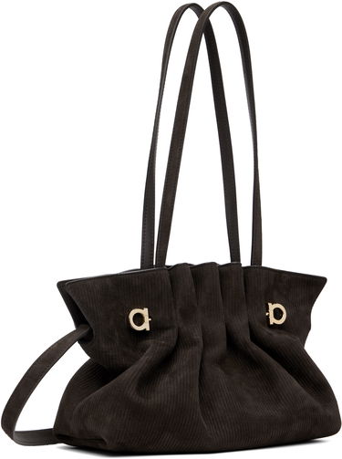Tote bag FERRAGAMO Salvatore Ferragamo Soft Tote Rjava | 785609, 2